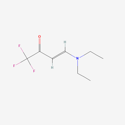 4-Diethylamino-1,1,1-trifluorobut-3-en-2-one (CAS: 21045-62-5) - Chemical Structure and Molecular Formula 