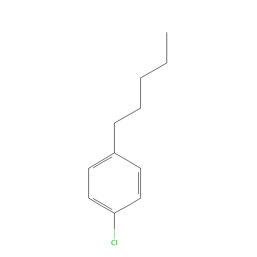 4-Chloropentylbenzene (CAS: 79098-20-7) - Chemical Structure and Molecular Formula 