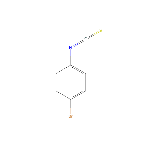 4-Bromophenyl isothiocyanate (CAS: 1985-12-2) - Chemical Structure and Molecular Formula 