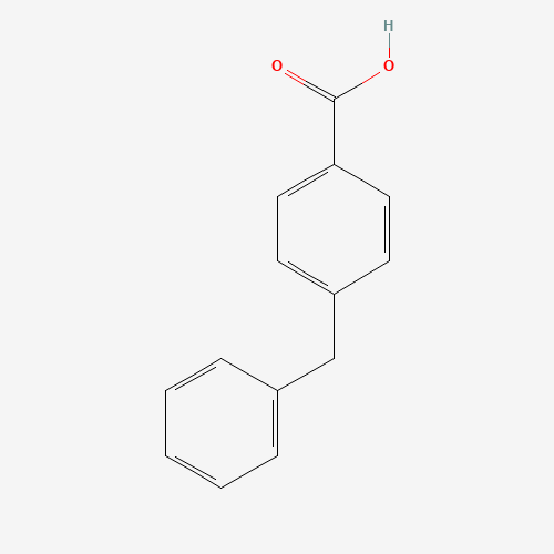 Diphenylmethane-4-carboxylic acid (CAS: 620-86-0) - Chemical Structure and Molecular Formula 