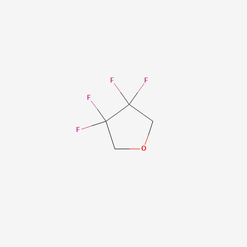 3,3,4,4-Tetrafluorotetrahydrofuran (CAS: 374-33-4) - Chemical Structure and Molecular Formula 
