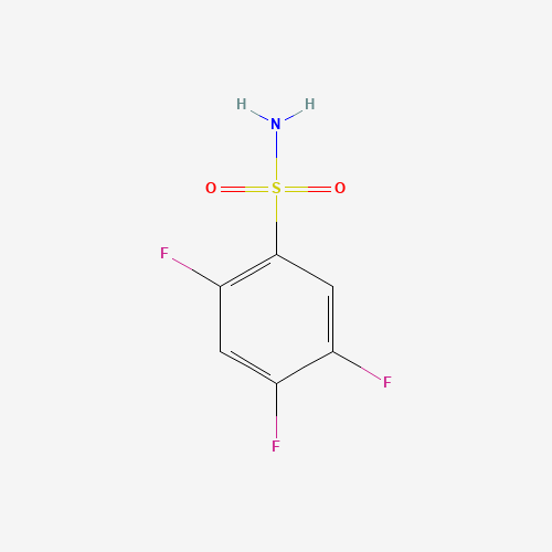 2,4,5-Trifluorobenzenesulfonamide (CAS: 287172-63-8) - Chemical Structure and Molecular Formula 