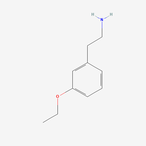 3-Ethoxyphenethylamine (CAS: 76935-76-7) - Chemical Structure and Molecular Formula 