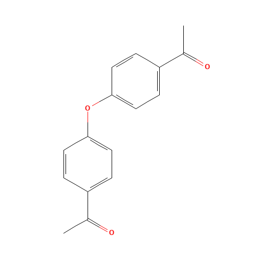4-Acetylphenyl ether (CAS: 2615-11-4) - Chemical Structure and Molecular Formula 
