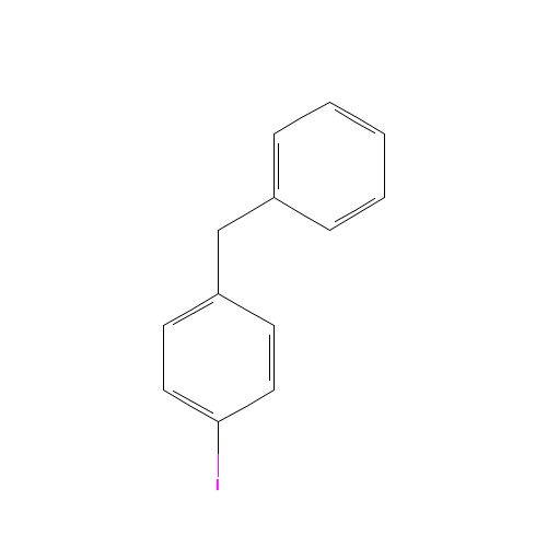 4-Iododiphenylmethane (CAS: 35444-94-1) - Chemical Structure and Molecular Formula 