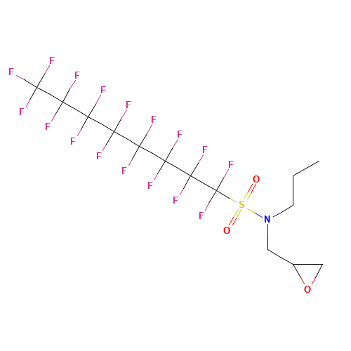 N-n-Propyl-N-(2,3-epoxypropyl)perfluorooctyl-sulfonamide (CAS: 77620-64-5) - Related Chemical Product