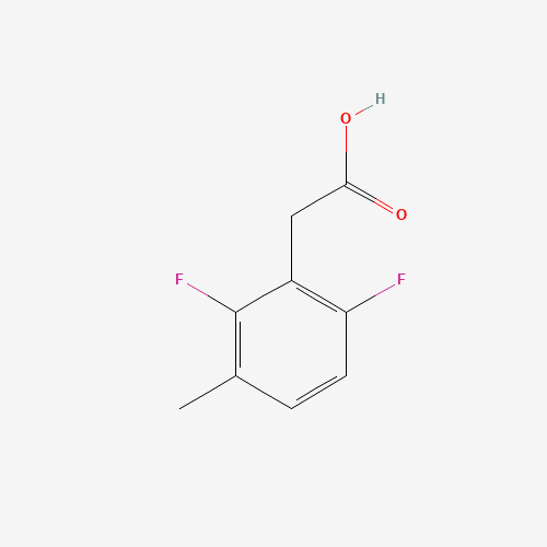 2,6-Difluoro-3-methylphenylacetic acid (CAS: 261943-97-9) - Chemical Structure and Molecular Formula 