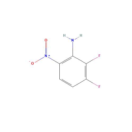 2,3-Difluoro-6-nitroaniline (CAS: 211693-73-1) - Chemical Structure and Molecular Formula 