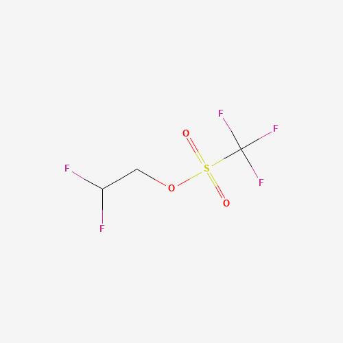 2,2-Difluoroethyl trifluoromethanesulfonate (CAS: 74427-22-8) - Chemical Structure and Molecular Formula 