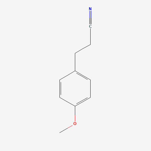 3-(4-Methoxyphenyl)propionitrile (CAS: 22442-48-4) - Chemical Structure and Molecular Formula 