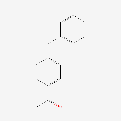 (4-Acetylphenyl)phenylmethane (CAS: 782-92-3) - Chemical Structure and Molecular Formula 