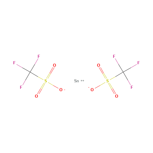 Tin trifluoromethanesulfonate (CAS: 62086-04-8) - Chemical Structure and Molecular Formula 