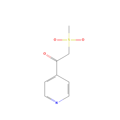 2-Methylsulfonyl-1-(pyridin-4-yl)ethanone (CAS: 27302-94-9) - Related Chemical Product