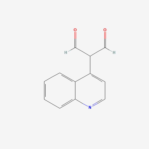 2-(4-Quinolyl)malondialdehyde sesquihydrate (CAS: 40070-86-8) - Chemical Structure and Molecular Formula 