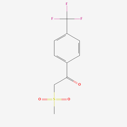 2-Methylsulfonyl-1-(4-trifluoromethylphenyl)-ethanone (CAS: 386715-52-2) - Related Chemical Product