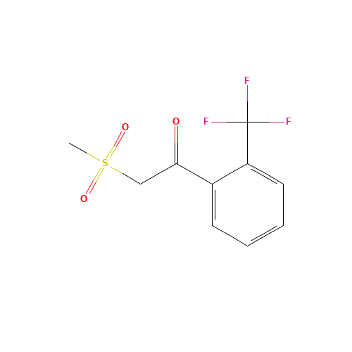 2-Methylsulfonyl-1-(2-trifluoromethylphenyl)-ethanone (CAS: 387350-34-7) - Related Chemical Product