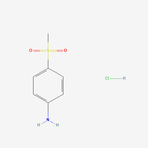 4-Methylsulfonylaniline hydrochloride (CAS: 177662-76-9) - Chemical Structure and Molecular Formula 