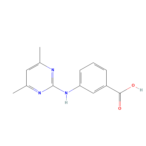 N-(4,6-Dimethylpyrimidin-2-yl)-3-aminobenzoic acid (CAS: 81261-77-0) - Related Chemical Product