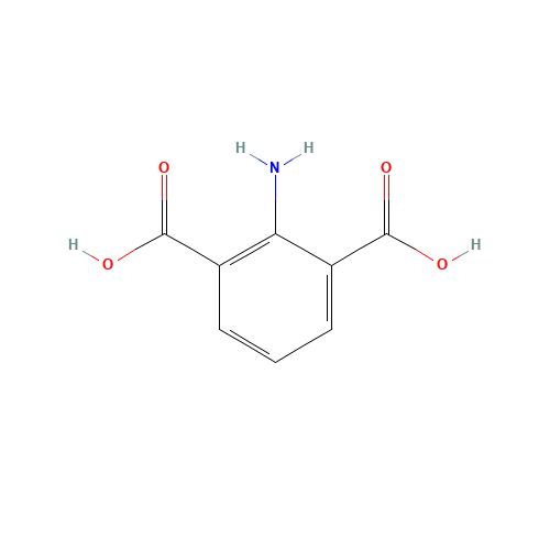 2-Aminoisophthalic acid (CAS: 39622-79-2) - Chemical Structure and Molecular Formula 