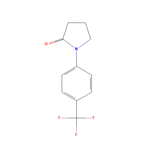 1-[4-(Trifluoromethyl)phenyl]-2-pyrrolidinone (CAS: 73081-88-6) - Related Chemical Product