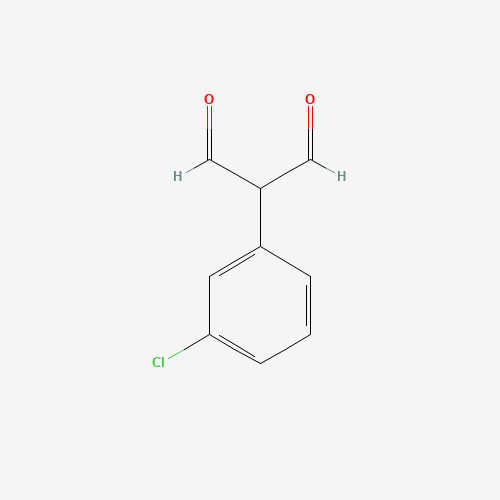 2-(3-Chlorophenyl)malonaldehyde (CAS: 74963-16-9) - Chemical Structure and Molecular Formula 