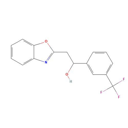 2-Benzoxazol-2-yl-1-[(3-trifluoromethyl)phenyl]-ethanol (CAS: 502625-49-2) - Related Chemical Product