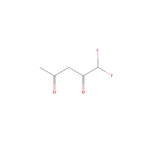 1,1-Difluoroacetylacetone (CAS: 41739-23-5) - Chemical Structure and Molecular Formula 