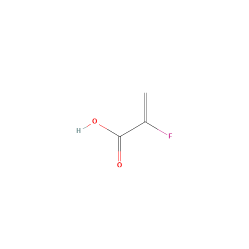 2-Fluoropropenoic acid (CAS: 430-99-9) - Chemical Structure and Molecular Formula 