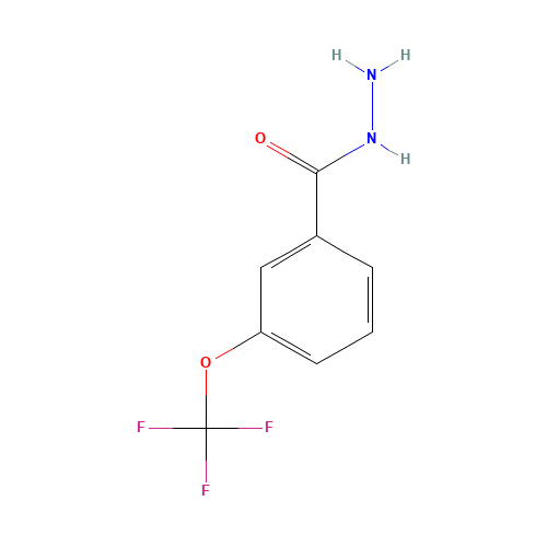 3-(Trifluoromethoxy)benzhydrazide (CAS: 321195-88-4) - Chemical Structure and Molecular Formula 