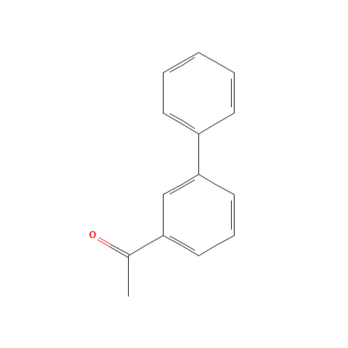 3-Acetylbiphenyl (CAS: 3112-01-4) - Chemical Structure and Molecular Formula 