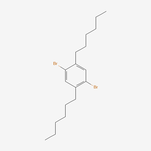 2,5-Bis(hexyl)-1,4-dibromobenzene (CAS: 117635-21-9) - Related Chemical Product