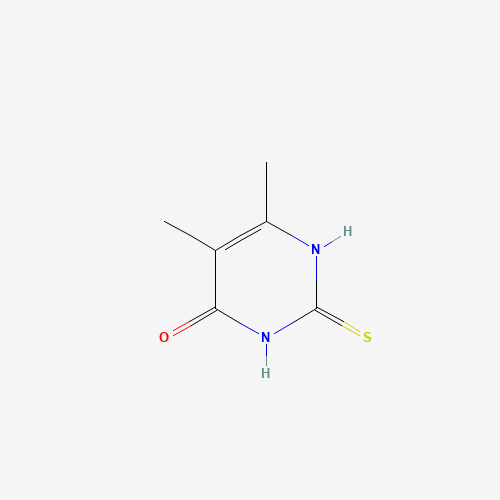 5,6-Dimethyl-2-thiouracil (CAS: 28456-54-4) - Chemical Structure and Molecular Formula 