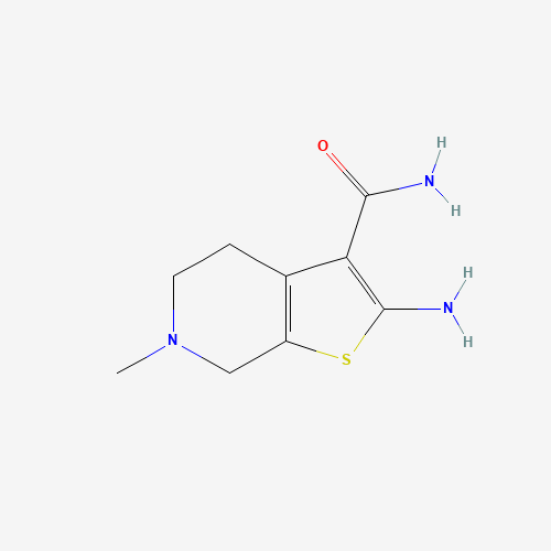 2-Amino-6-methyl-4,5,6,7-tetrahydro-thieno[2,3-c]-pyridine-3-carboxylic acid amide (CAS: 24248-69-9) - Related Chemical Product