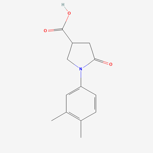 1-(3,4-Dimethylphenyl)-2-oxopyrrolidine-4-carboxylic acid (CAS: 63674-65-7) - Related Chemical Product
