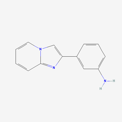 3-Imidazo[1,2-a]pyridin-2-yl-phenylamine (CAS: 313231-71-9) - Chemical Structure and Molecular Formula 