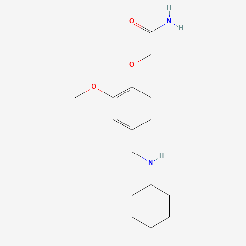2-(4-Cyclohexylaminomethyl-2-methoxy-phenoxy)-acetamide (CAS: 425646-58-8) - Related Chemical Product