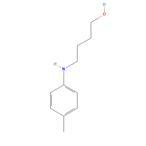 4-p-Tolylamino-butan-1-ol (CAS: 356086-86-7) - Chemical Structure and Molecular Formula 