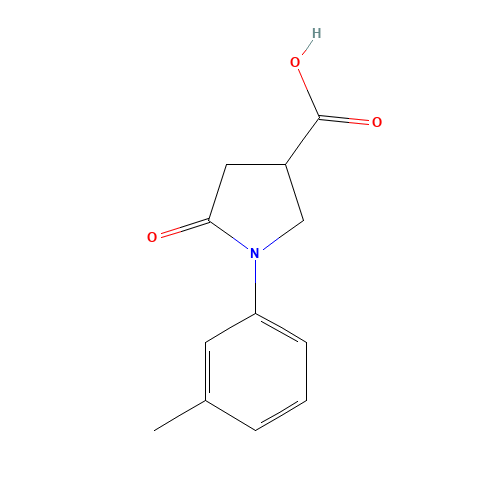 5-Oxo-1-m-tolyl-pyrrolidine-3-carboxylic acid (CAS: 56617-45-9) - Related Chemical Product