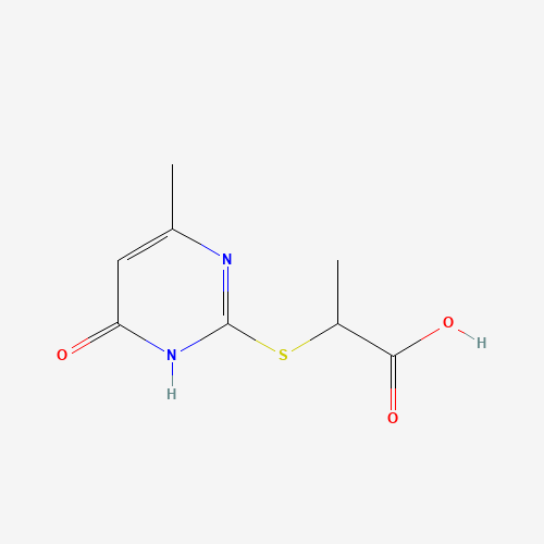 2-(6-Methyl-4-oxo-1,4-dihydro-pyrimidin-2-ylsulfanyl)-propionic acid (CAS: 347341-65-5) - Related Chemical Product