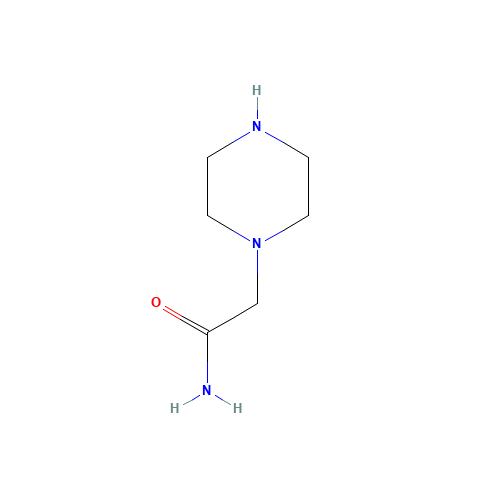 Piperazin-1-yl-acetic acid (CAS: 55829-43-1) - Chemical Structure and Molecular Formula 