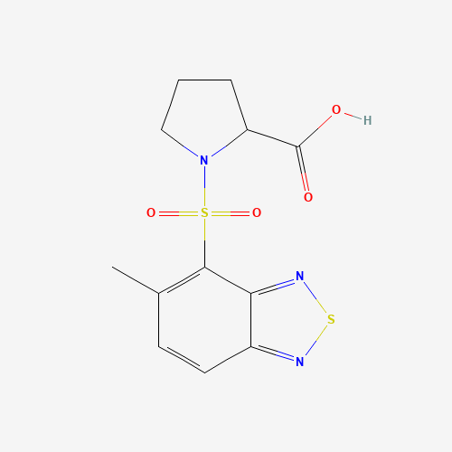 1-(5-Methyl-benzo[1,2,5]thiadiazole-4-sulfonyl)-pyrrolidine-2-carboxylic acid (CAS: 436811-15-3) - Related Chemical Product