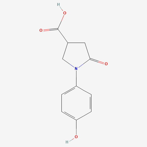 1-(4-Hydroxy-phenyl)-5-oxo-pyrrolidine-3-carboxylic acid (CAS: 39629-88-4) - Related Chemical Product