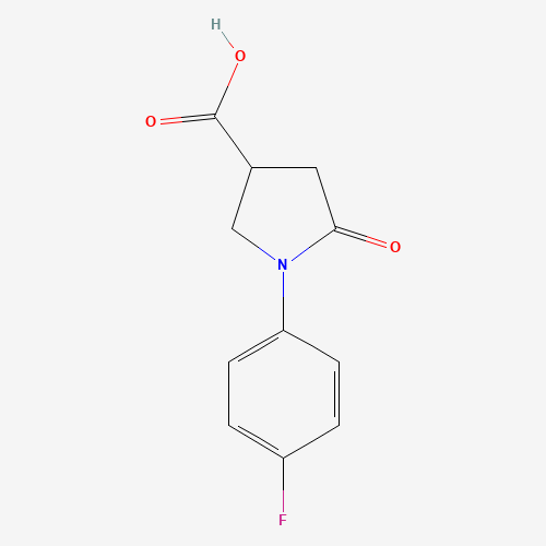 1-(4-Fluoro-phenyl)-5-oxo-pyrrolidine-3-carboxylic acid (CAS: 56617-43-7) - Related Chemical Product