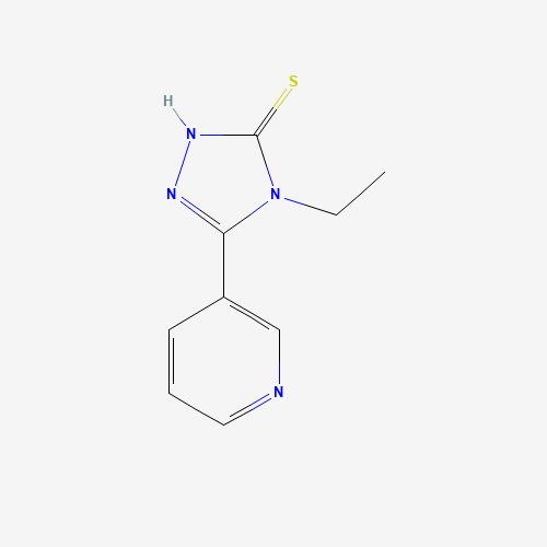 4-Ethyl-5-pyridin-3-yl-4H-[1,2,4]triazole-3-thiol (CAS: 26131-68-0) - Related Chemical Product