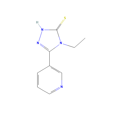 4-Ethyl-5-pyridin-3-yl-4H-[1,2,4]triazole-3-thiol (CAS: 26131-68-0) - Related Chemical Product