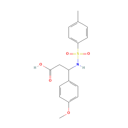 3-(4-Methoxy-phenyl)-3-(toluene-4-sulfonylamino)-propionic acid (CAS: 295344-96-6) - Related Chemical Product