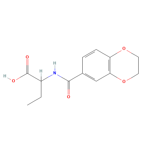 2-[(2,3-Dihydro-benzo[1,4]dioxine-6-carbonyl)-amino]-butyric acid (CAS: 436855-75-3) - Related Chemical Product