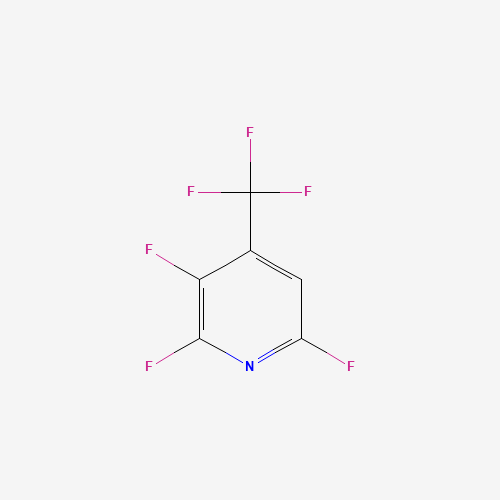 2,3,6-Trifluoro-4-(trifluoromethyl)pyridine (CAS: 84940-46-5) - Chemical Structure and Molecular Formula 
