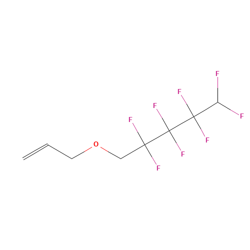 Allyl 2,2,3,3,4,4,5,5-octafluoropentyl ether (CAS: 3108-07-4) - Chemical Structure and Molecular Formula 
