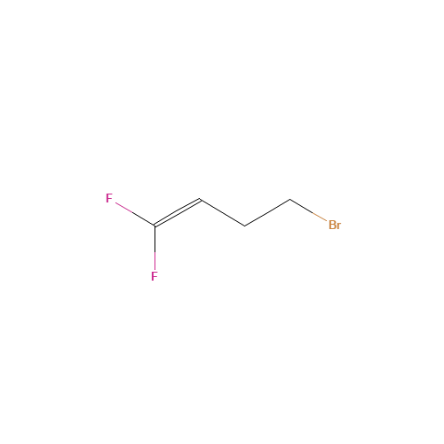 4-Bromo-1,1-difluorobut-1-ene (CAS: 147804-02-2) - Chemical Structure and Molecular Formula 